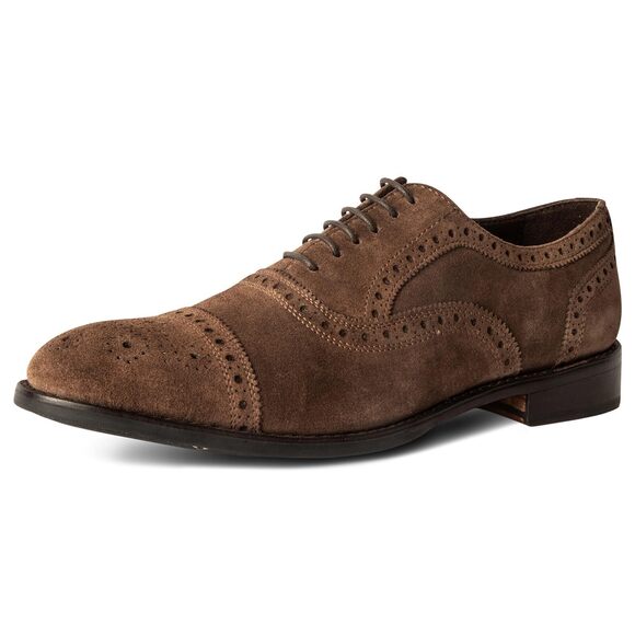 Anthony Veer Ford Quarter Brogue Oxford Honey Brown 7 D (M)